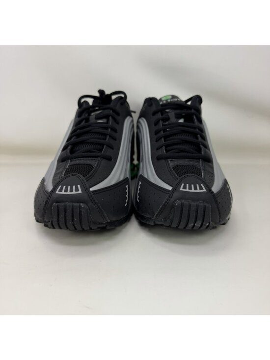 Nike Shox R4 Running Shoes Metallic Silver Black Green Men\'s Size 9.5 main image 7